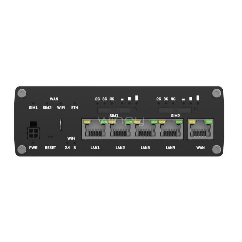 Router Celular Industrial Teltonika RUTX12 (LTE Cat 6, WiFi, Dual-SIM)