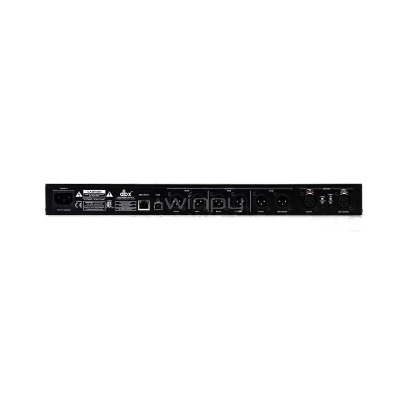 Procesador de Altavoces dbx DriveRack PA2 (Gestión de PA, EQ/Limitador, AutoEQ, 2×6)