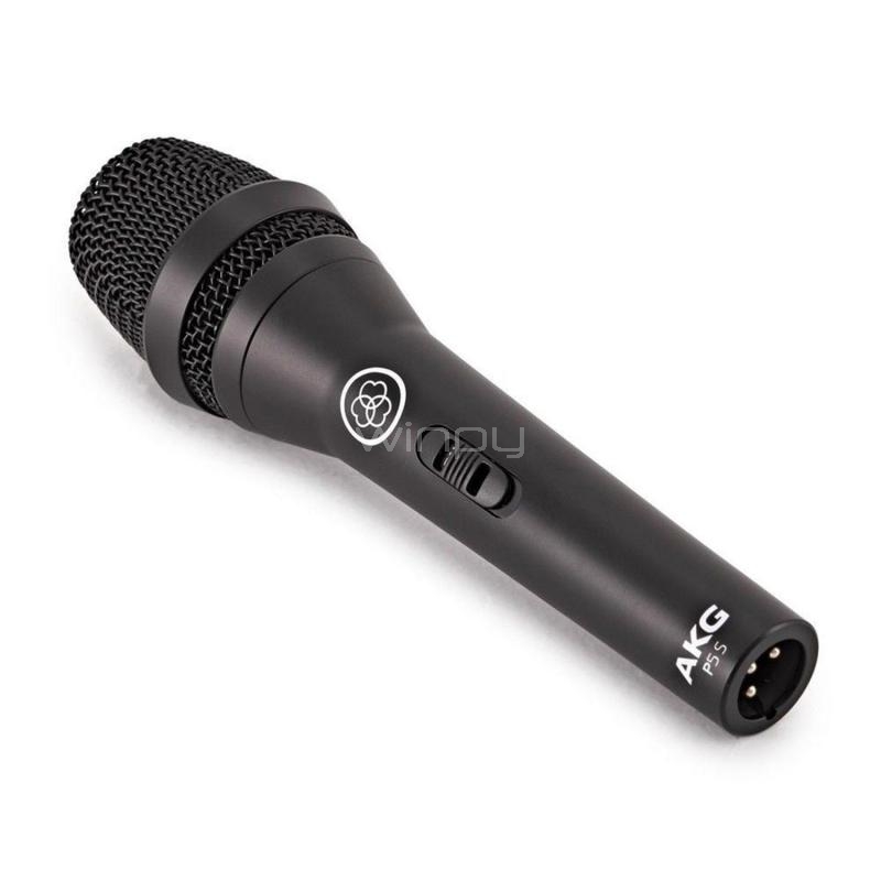 Micrófono AKG P5S (Supercardioide, Metal, Negro)