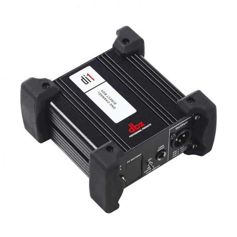 Caja Directa Activa dbx Di1 (Inyección Directa, XLR/TS, Ground Lift, Phantom Power)