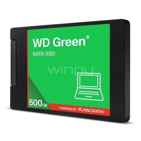 Disco de Estado Sólido Western Digital Green de 500GB (SSD, 545 MB/s)