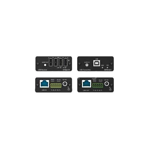 Extensor USB 2.0 Kramer EXT3-U-KIT (PoC sobre CAT, RS-232, Audio, Plug & Play)