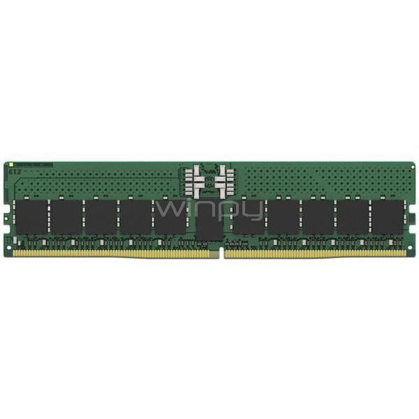 Memoria RAM Kingston de 32GB (DDR5, 5600MT/s, ECC, RDIMM)