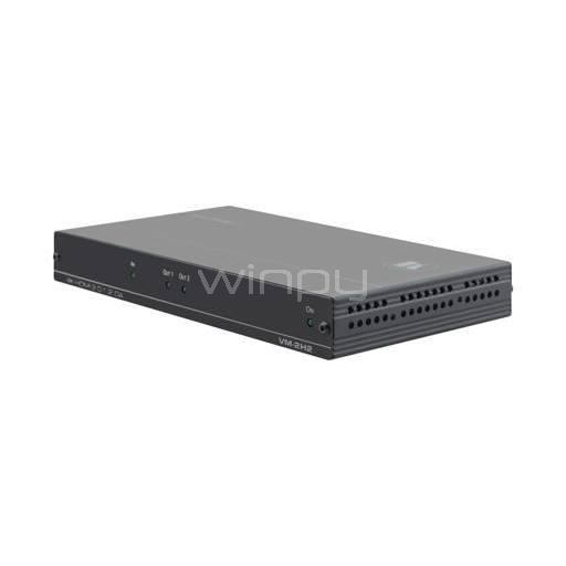 Amplificador de Distribución Kramer VM-2H2 de 4K (HDMI 2.0, HDR, HDCP 2.2)