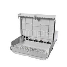 Switch MikroTik de 10 Puertos (Outdoor Layer 3, 4 Puertos SFP+ 10G, 5 Puertos SFP, 1 Giga RJ45, IP54)