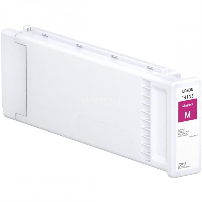 Cartucho de Tinta Epson T41N (700ml, Magenta)