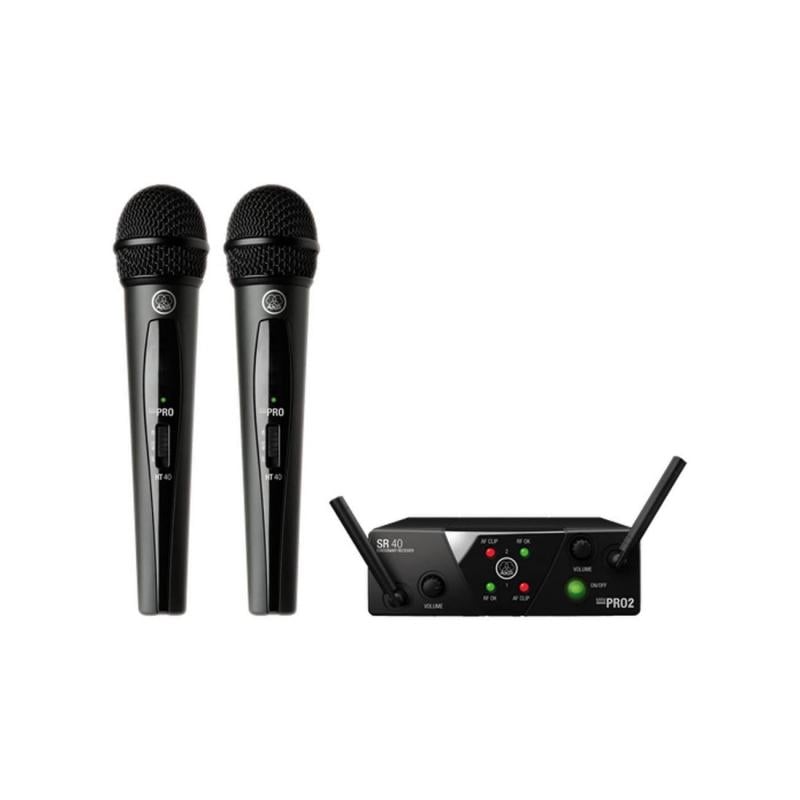 Set de Micrófonos Inalámbricos AKG WMS40 Mini2 Dual Vocal (Banda JP1/2)