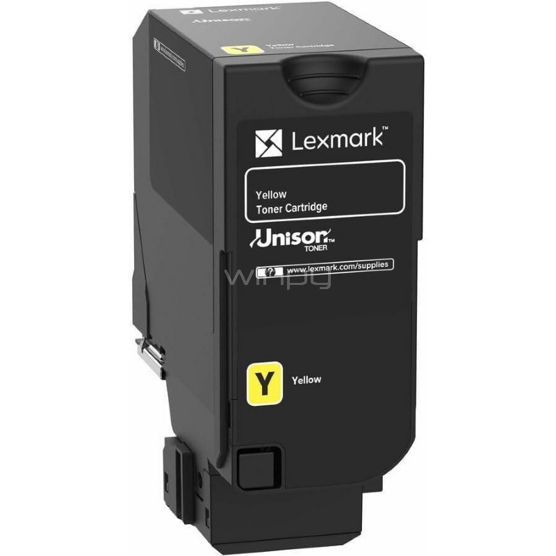 Tóner Lexmark 71C8HY0 (10.500 Páginas, Amarillo)