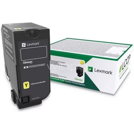 Tóner Lexmark 71C8HY0 (10.500 Páginas, Amarillo)