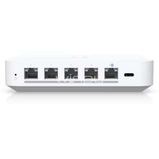 Router Ubiquiti Gateway Max de 5 puertos (SD-WAN, 2.5 GbE, IDS/IPS)