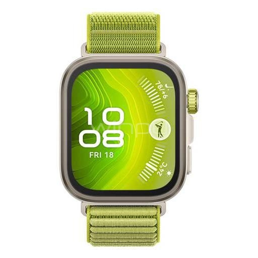 Smartwatch Huawei Fit 4 Pro de 1.82” (AMOLED, GPS, Bluetooth 5.2, 5ATM, Green)
