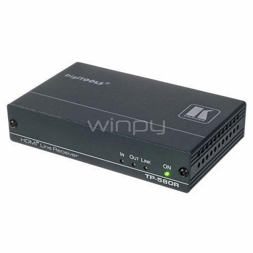 Receptor HDMI Kramer TP-580R (HDBaseT, 4K/60Hz, RS-232/IR, Hasta 70 mts)