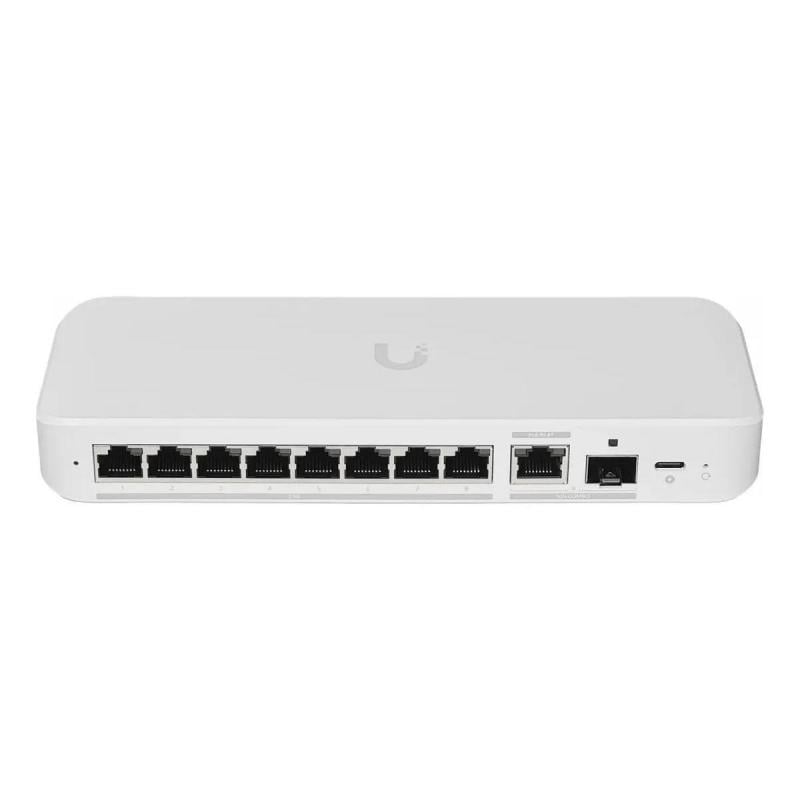Switch Ubiquiti UniFi Flex de 8 Puertos (2.5GbE x8, 10GbE RJ45 x1, 10G SFP+ x1)