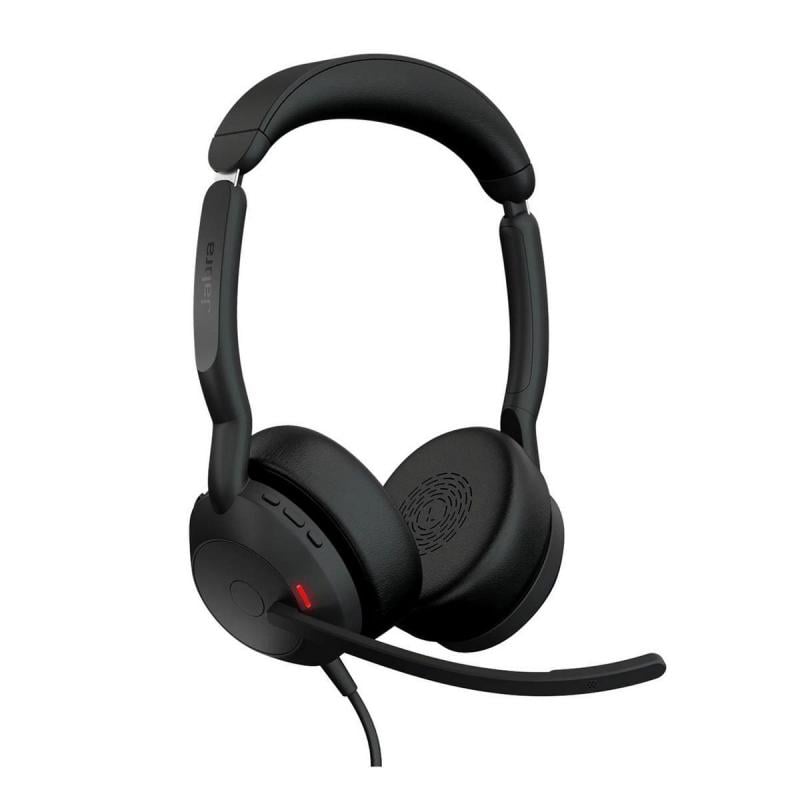 Audífonos Jabra Evolve2 50 MS Stereo (USB-C, Teams/Zoom/Meet, Negro)