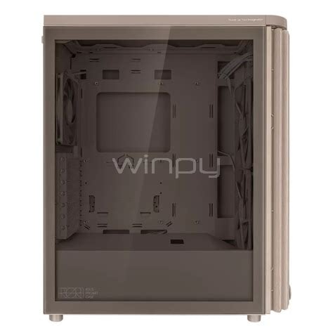 Gabinete ASUS ProArt PA401 Wood Edition (ATX, Vidrio Templado, 3 ventiladores, Beige)