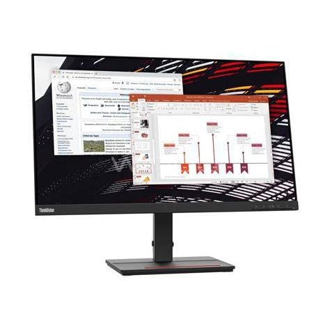 Monitor Lenovo ThinkVision S24-4e de 23.8” (IPS, Full HD, 100Hz, HDMI/VGA, Negro)