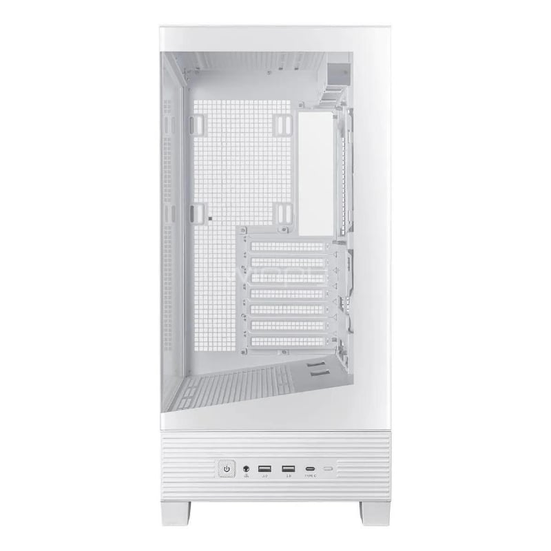 Gabinete Gamer Asus A31 TG White (ATX, Vidrio Templado, Blanco)