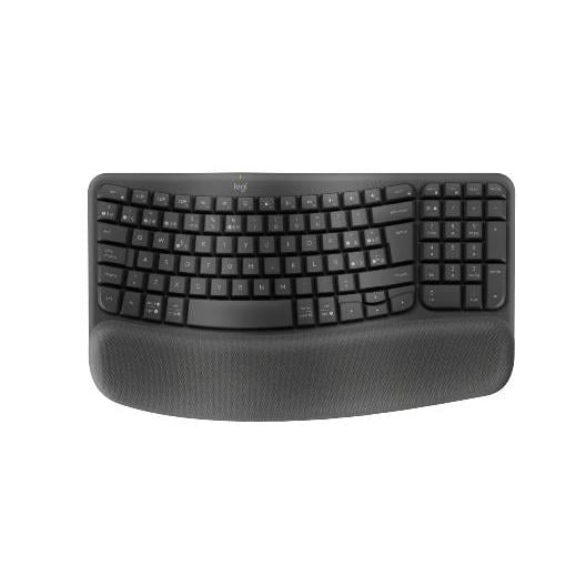 Teclado Logitech Wave Keys for Business (Ergonómico, Dongle USB, Español, Gráfico)