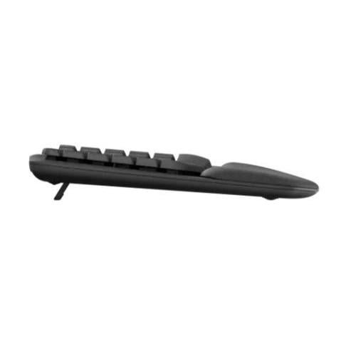 Teclado Logitech Wave Keys for Business (Ergonómico, Dongle USB, Español, Gráfico)