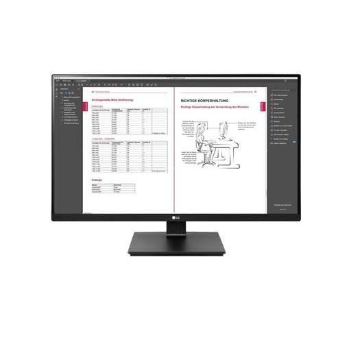 Monitor Profesional LG 27BN65QP-B de 27” (IPS, QHD 2K, 75Hz, HDMI/USB-C, Altavoces)