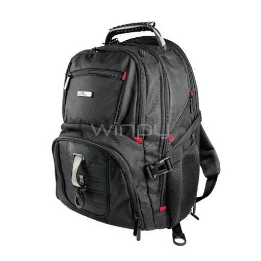 Mochila Gamer Xtech Battlestash para Portátil (hasta 17.3” , Negro)