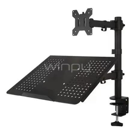 Soporte de Monitor Exelink EXSFN1M1 13” a 32” (hasta 12kg, Negro)