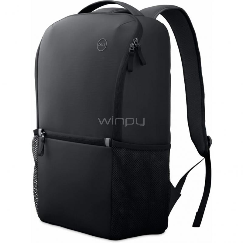 Mochila Dell EcoLoop Essential de 16” (Soporte 14-16”, Resistente al Agua, Negro)