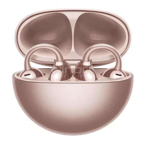 Audífonos Huawei Freeclip Gold Inalámbricos (Bluetooth, Dorado Rosa)