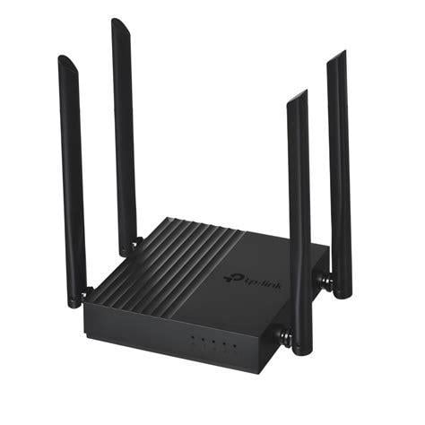 Router TP-Link Archer C64 de 5 Puertos (Wi-Fi, 400/867Mbps, 2.4/5GHz, MU-MIMO)