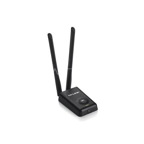 Adaptador Inalámbrico TP-Link (USB, Alta Potencia, 2 Antenas)