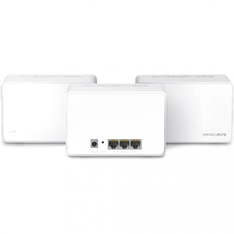 Sistema Mesh Mercusys Halo H80X (3 unidades, Doble Banda, Wi-Fi 6, AX3000)