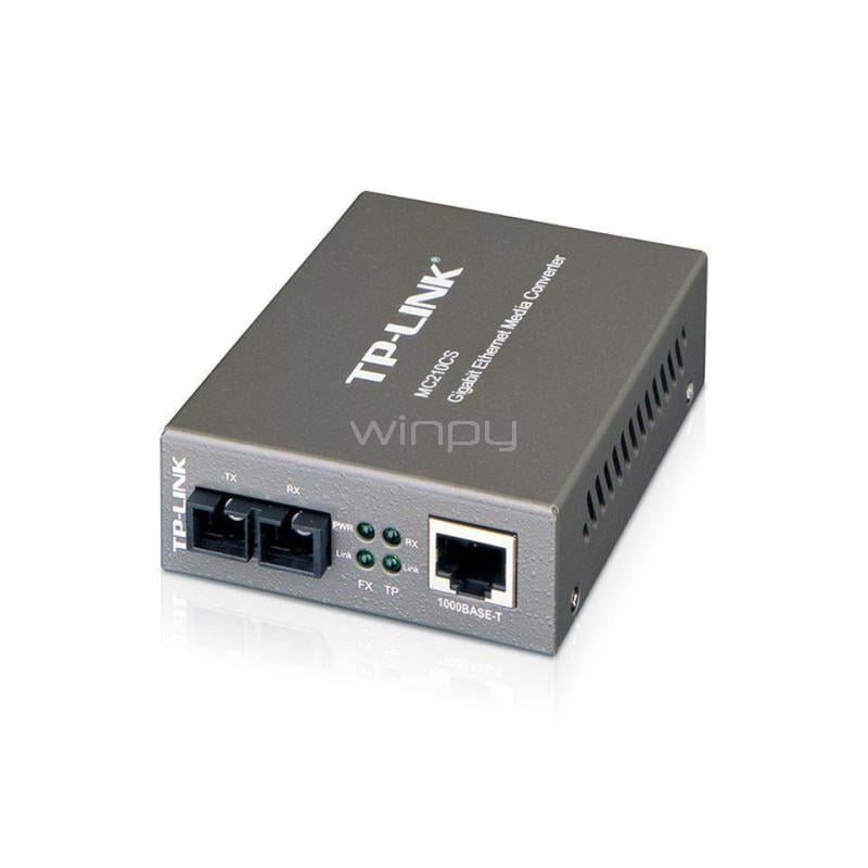 Conversor de Medios TP-Link de 1000BASE-T a 1000BASE-LX (Fibra Monomodo)