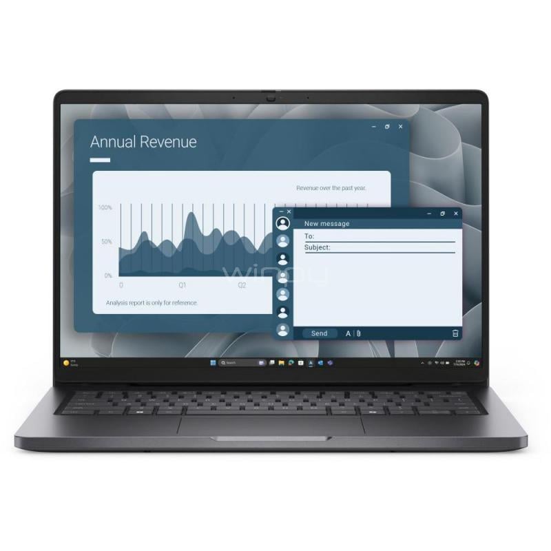 Notebook Dell Pro 14 PC14255 de 14“ (Ryzen 5 PRO 230, 16GB DDR5, 512GB SSD, Win11 Pro)