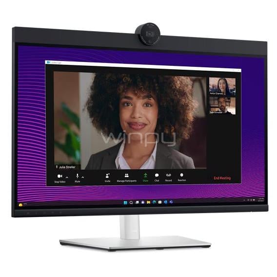 Monitor Dell Pro P2724DEB de 27“ (IPS, QHD, 60Hz, Cámara 2k, DP+HDMI, VESA)