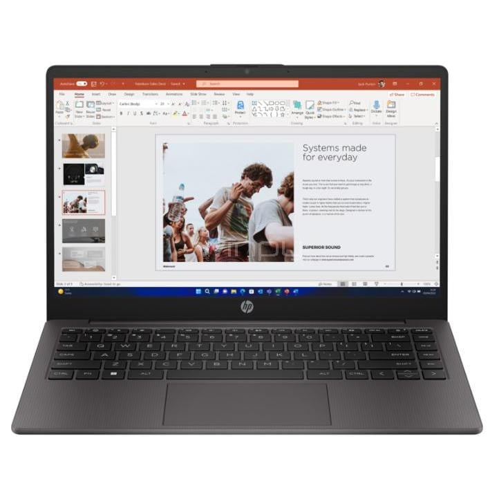 Notebook HP 245 G10 de 14” (Ryzen 5 7530U, 16GB DDR4, 512GB SSD, Win11 Pro)