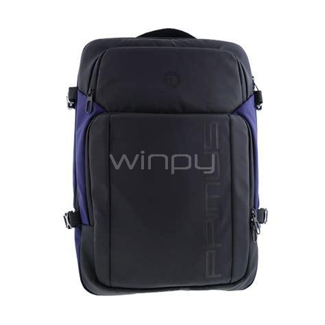 Mochila Gamer Primus para Portátil de 17” (Candado TSA, Negro, morado)