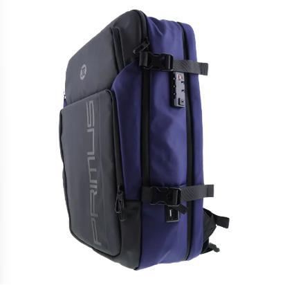 Mochila Gamer Primus para Portátil de 17” (Candado TSA, Negro, morado)