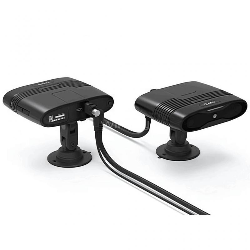 Sistema de Monitoreo del Conductor EyeSight Mobile FS-LTE-ADS (Cámaras Dual, IA Avanzada, Negro)