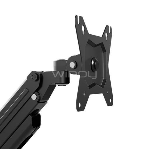 Soporte Dual Klip Xtreme para monitores de 13 a 32” (Mecanismo de resorte, Vesa 75/100)