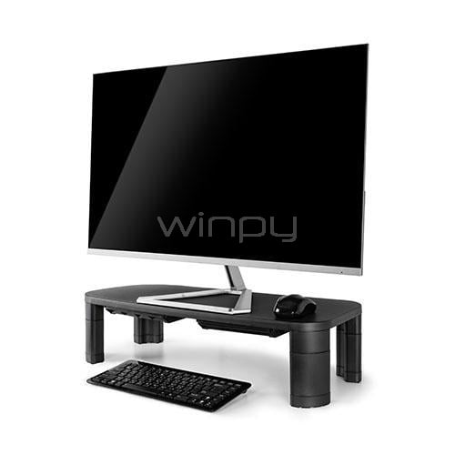 Soporte para Monitor Aidata MR-2001 (Hasta 10kg, Ajustable, Negro)