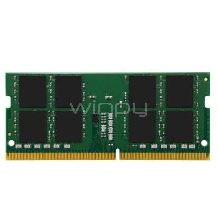 Memoria RAM Kingston de 32GB (DDR4, 3200MHz, CL22, 1.2V, SODIMM)
