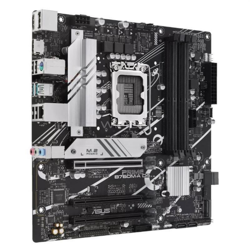 Placa Madre Asus Prime B760M-A D4-CSM (LGA1700, DDR4 x4, M.2 x2, Micro-ATX)