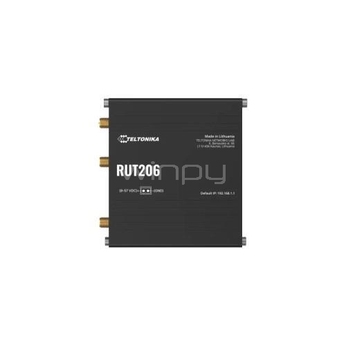 Router Teltonika RUT206 4G/LTE Industrial (Cat 4, Dual SIM, WiFi, RS232/RS485)
