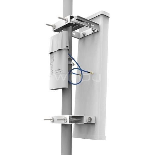 Punto de Acceso MikroTik NetBox 5 AC867 (WiFi 5, 5GHz, Gigabit, 2x RP-SMA, PoE)