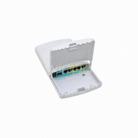 Router MikroTik PowerBox Pro de 5 Puertos (Gigabit, SFP, PoE Out, RouterOS)