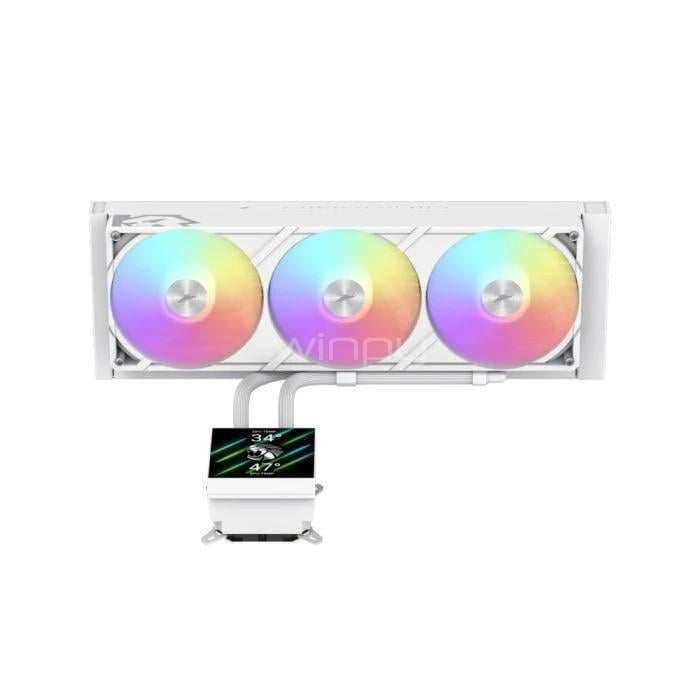 Refrigeración Líquida GameMax Glacier 360 LCD ARGB (LGA1851/AM5, PWM, Controlador, 2000rpm)