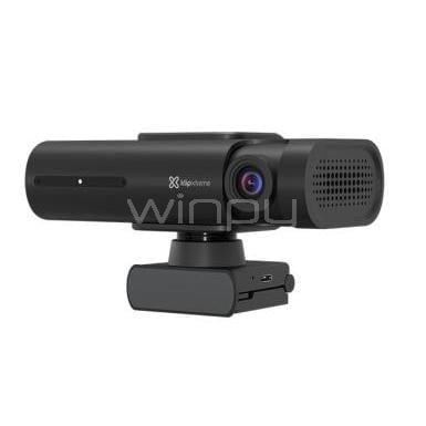 WebCam Klip Xtreme KWC-950 (4K Ultra HD, Seguimiento IA, 2 Micrófonos, USB-C, Negro)