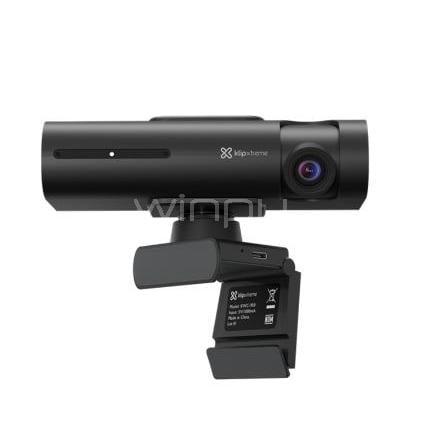 WebCam Klip Xtreme KWC-950 (4K Ultra HD, Seguimiento IA, 2 Micrófonos, USB-C, Negro)