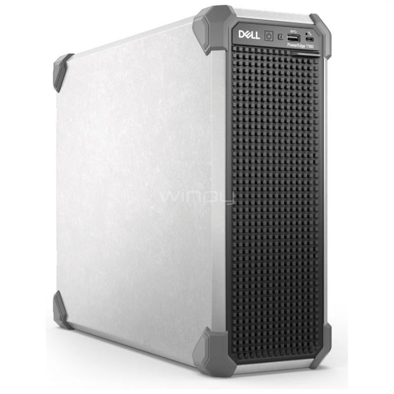 Servidor Dell PowerEdge T160 (Xeon 6333P, 16GB DDR5, 2TB HDD, H355, Torre 3U)