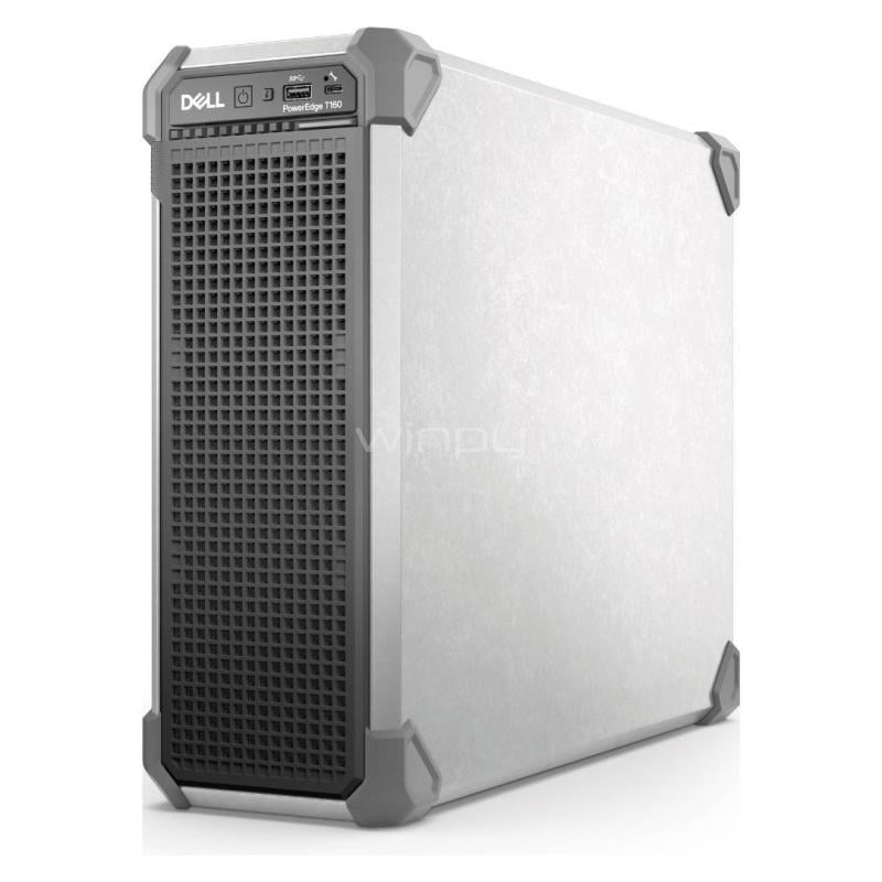 Servidor Dell PowerEdge T160 (Xeon 6333P, 16GB DDR5, 2TB HDD, H355, Torre 3U)